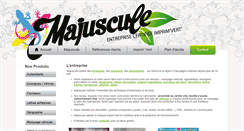 Desktop Screenshot of majuscule-reims.fr